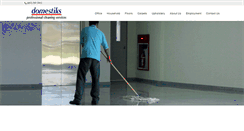 Desktop Screenshot of domestikscleaning.com