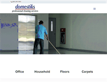 Tablet Screenshot of domestikscleaning.com